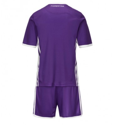 Fiorentina Hjemmebanetrøje Børn 2025-26 Kortærmet (+ Korte bukser)